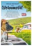Buchcover und Innenansicht für das Buch: Stellplatzführer Hunde Willkommen