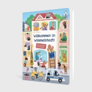 Buchcover und Innenansicht für das Buch: Willkommen in Wimmelstedt