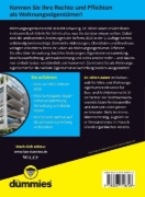 Buchcover und Innenansicht für das Buch: Wohnungseigentumsrecht für Dummies