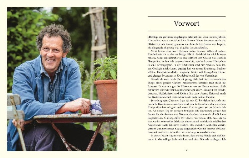 Buchcover und Innenansicht für das Buch: Über das Gärtnern