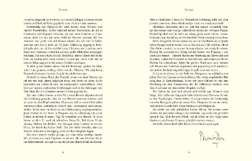 Buchcover und Innenansicht für das Buch: Über das Gärtnern