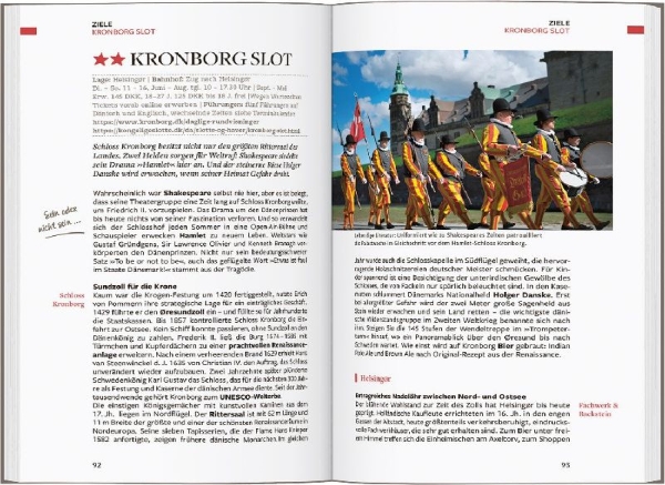 Buchcover und Innenansicht für das Buch: Baedeker Reiseführer Kopenhagen