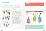 Buchcover und Innenansicht für das Buch: Buchseiten-Upcycling