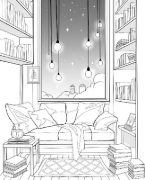 Buchcover und Innenansicht für das Buch: My Booklove: Cosy Booklove