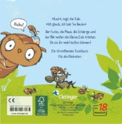 Buchcover und Innenansicht für das Buch: Die Eule mit der Beule