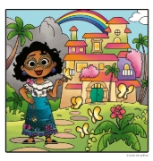 Buchcover und Innenansicht für das Buch: Cozy Coloring Disney - Cuties