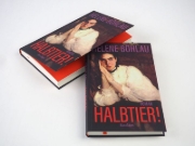 Buchcover und Innenansicht für das Buch: Halbtier!