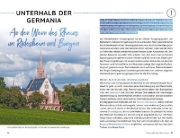 Buchcover und Innenansicht für das Buch: Wochenend und Wohnmobil - Kleine Auszeiten im Rhein-Main-Gebiet