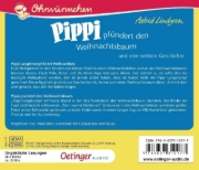 Buchcover und Innenansicht für das Buch: Pippi Långstrump har julgransplundring