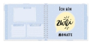 Buchcover und Innenansicht für das Buch: Mein erstes Jahr (Junge)