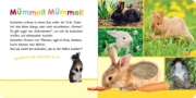 Buchcover und Innenansicht für das Buch: Hör mal rein, wer kann das sein? - Im Frühling