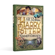 Buchcover und Innenansicht für das Buch: Harry Potter and the Chamber of Secrets