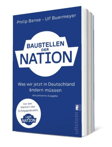 Buchcover und Innenansicht für das Buch: Baustellen der Nation