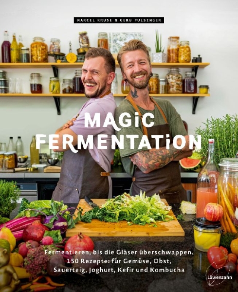 Buchcover und Innenansicht für das Buch: Magic Fermentation