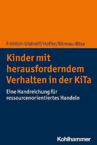 Buchcover und Innenansicht für das Buch: Kinder mit herausforderndem Verhalten in der KiTa