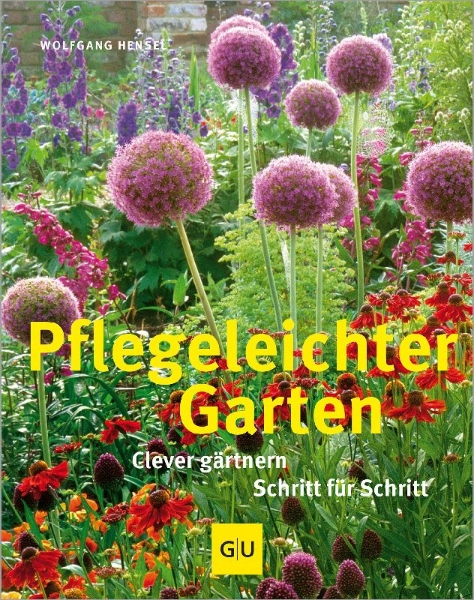 Buchcover und Innenansicht für das Buch: Pflegeleichter Garten