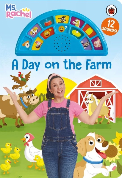 Buchcover und Innenansicht für das Buch: Ms Rachel: A Day on the Farm