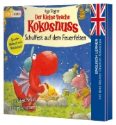 Buchcover und Innenansicht für das Buch: Der kleine Drache Kokosnuss - Schulfest auf dem Feuerfelsen