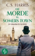 Buchcover und Innenansicht für das Buch: Die Morde in Somers Town | Der fesselnde historische Krimi im düsteren Regency London