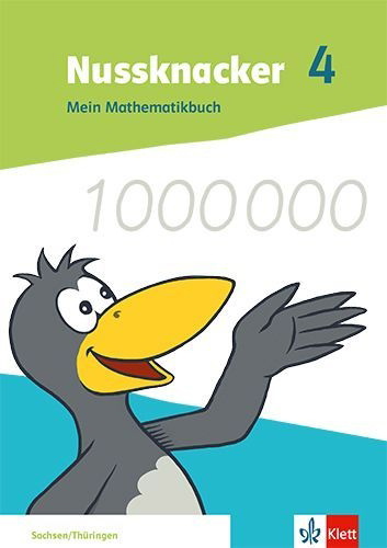 Buchcover und Innenansicht für das Buch: Nussknacker 4. Mein Mathematikbuch Klasse 4. Ausgabe Sachsen und Thüringen