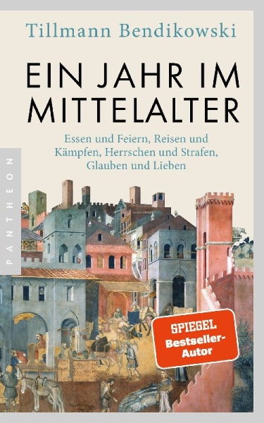 Buchcover und Innenansicht für das Buch: Ein Jahr im Mittelalter