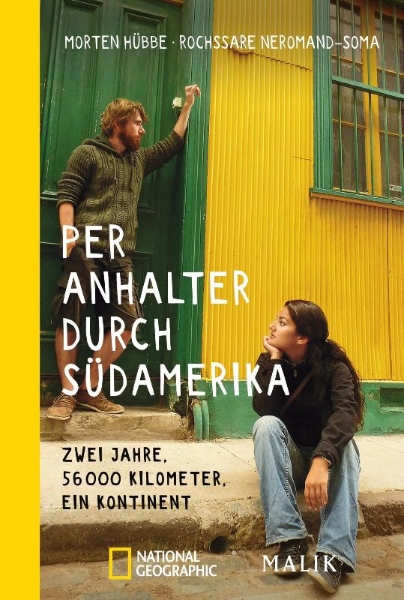 Buchcover und Innenansicht für das Buch: Per Anhalter durch Südamerika