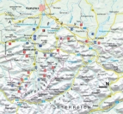 Buchcover und Innenansicht für das Buch: Wanderungen für Senioren Allgäu