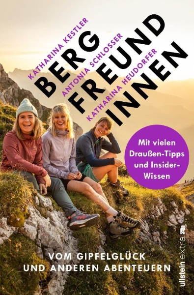 Buchcover und Innenansicht für das Buch: Bergfreundinnen