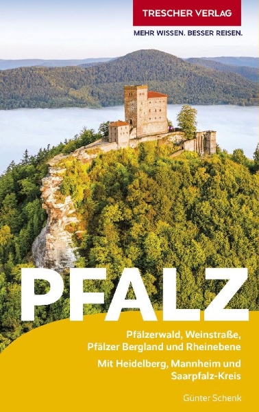Buchcover und Innenansicht für das Buch: TRESCHER Reiseführer Pfalz