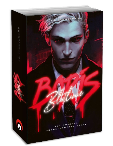 Buchcover und Innenansicht für das Buch: Boris - Blutlinie