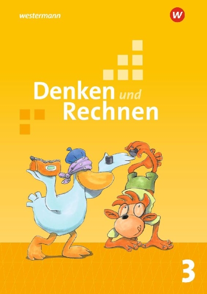 Buchcover und Innenansicht für das Buch: Denken und Rechnen 3. Schulbuch. Allgemeine Ausgabe