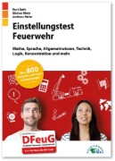 Buchcover und Innenansicht für das Buch: Einstellungstest Feuerwehr