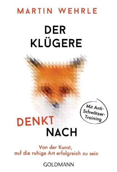 Buchcover und Innenansicht für das Buch: Der Klügere denkt nach