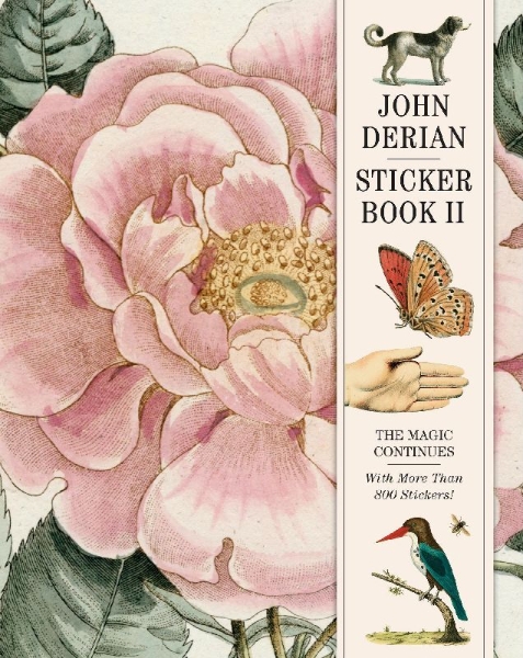 Buchcover und Innenansicht für das Buch: John Derian Sticker Book II