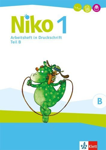 Buchcover und Innenansicht für das Buch: Niko 1. Paket: Arbeitsheft in Druckschrift, Druckschriftlehrgang Klasse 1