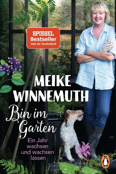 Buchcover und Innenansicht für das Buch: Bin im Garten