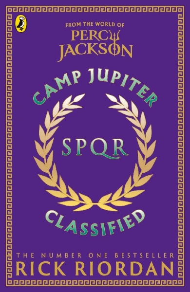 Buchcover und Innenansicht für das Buch: Camp Jupiter Classified