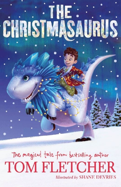 Buchcover und Innenansicht für das Buch: The Christmasaurus