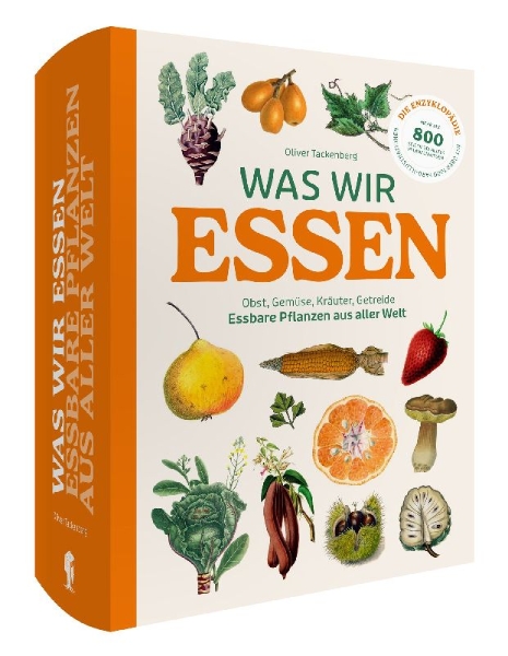 Buchcover und Innenansicht für das Buch: Was wir essen