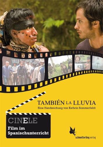 Buchcover und Innenansicht für das Buch: CINELE: También la lluvia
