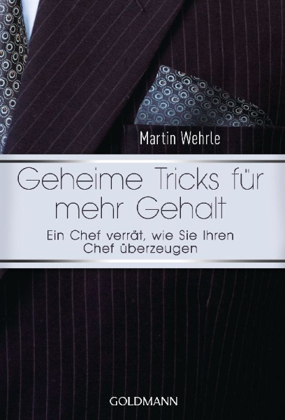 Buchcover und Innenansicht für das Buch: Geheime Tricks für mehr Gehalt