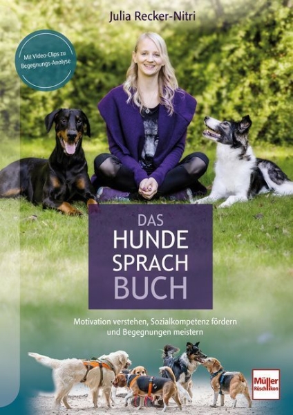 Buchcover und Innenansicht für das Buch: Das Hundesprachbuch