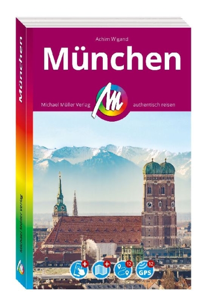 Buchcover und Innenansicht für das Buch: MICHAEL MÜLLER REISEFÜHRER München