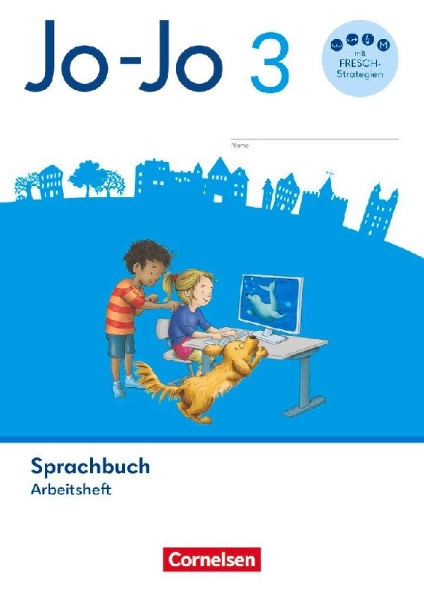 Buchcover und Innenansicht für das Buch: Jo-Jo Sprachbuch 3. Schuljahr - Allgemeine Ausgabe 2024 - Arbeitsheft