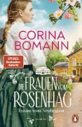 Buchcover und Innenansicht für das Buch: Die Frauen vom Rosenhag. Traum vom Neubeginn