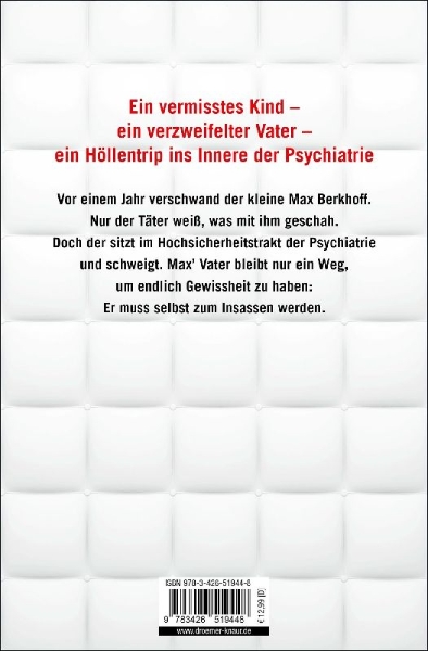 Buchcover und Innenansicht für das Buch: Der Insasse