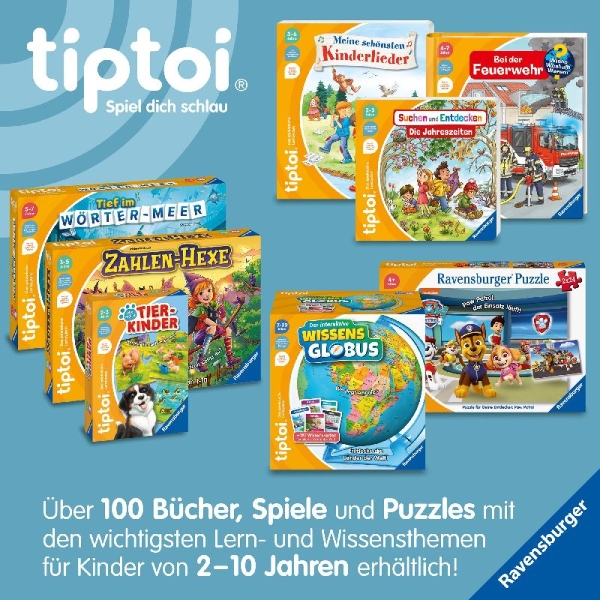 Buchcover und Innenansicht für das Buch: tiptoi® Wieso? Weshalb? Warum? - Wir entdecken die Musik
