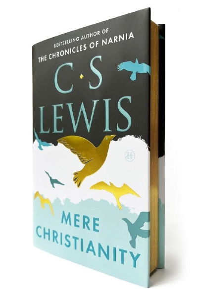Buchcover und Innenansicht für das Buch: Mere Christianity (Deluxe Edition)