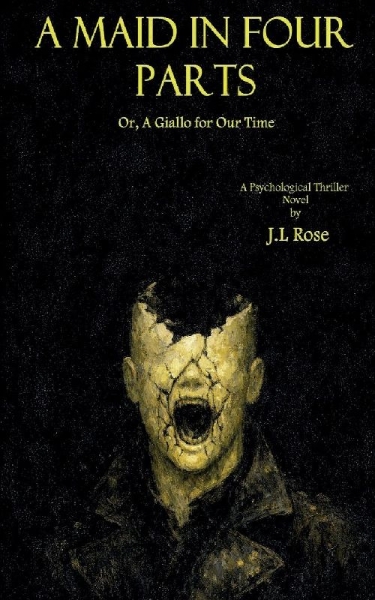 Buchcover und Innenansicht für das Buch: A Maid in Four Parts; Or, A Giallo for Our Time