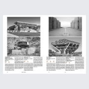 Buchcover und Innenansicht für das Buch: Atlas of Brutalist Architecture